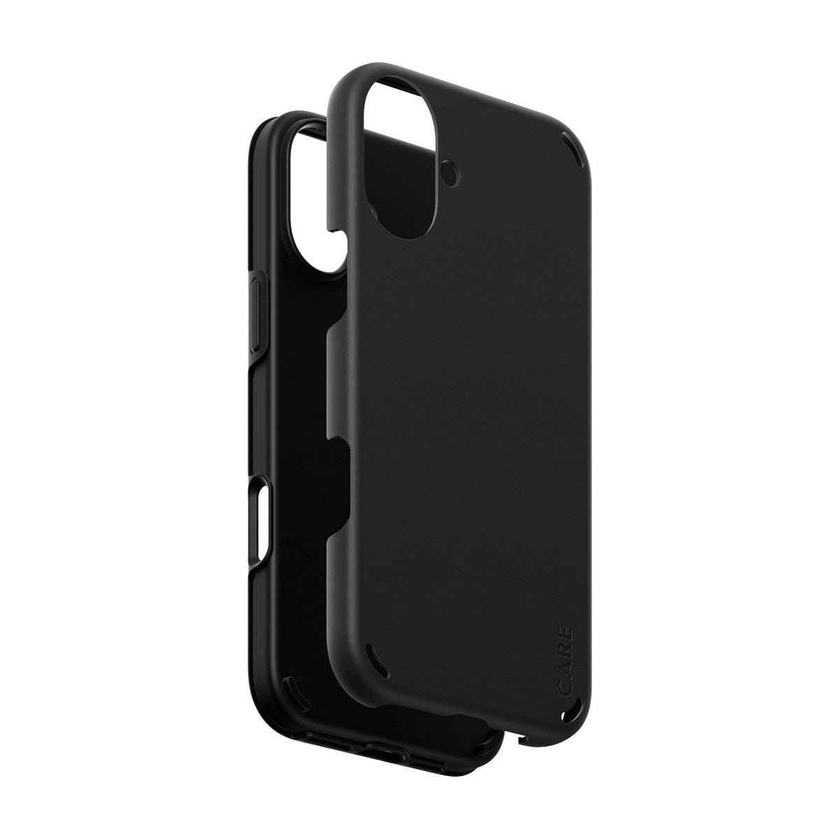 CARE by PanzerGlass® Feature Case Double Defense Black iPhone 16 Plus